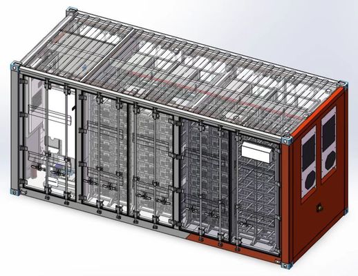 1,3 энергия ESS лития Lifepo4 системы накопления энергии батареи MWH BESS