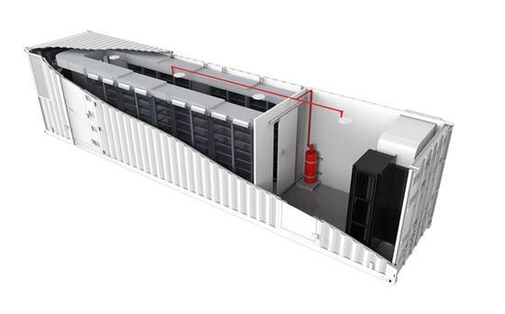 Система 500kwh накопления энергии батареи MWH BESS к блоку батарей 1,37 MWH ESS