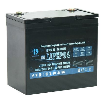 25.5kg Lifepo4 UPS Аккумулятор напряжение 12V Максимальный ток зарядки 50A 500Ah